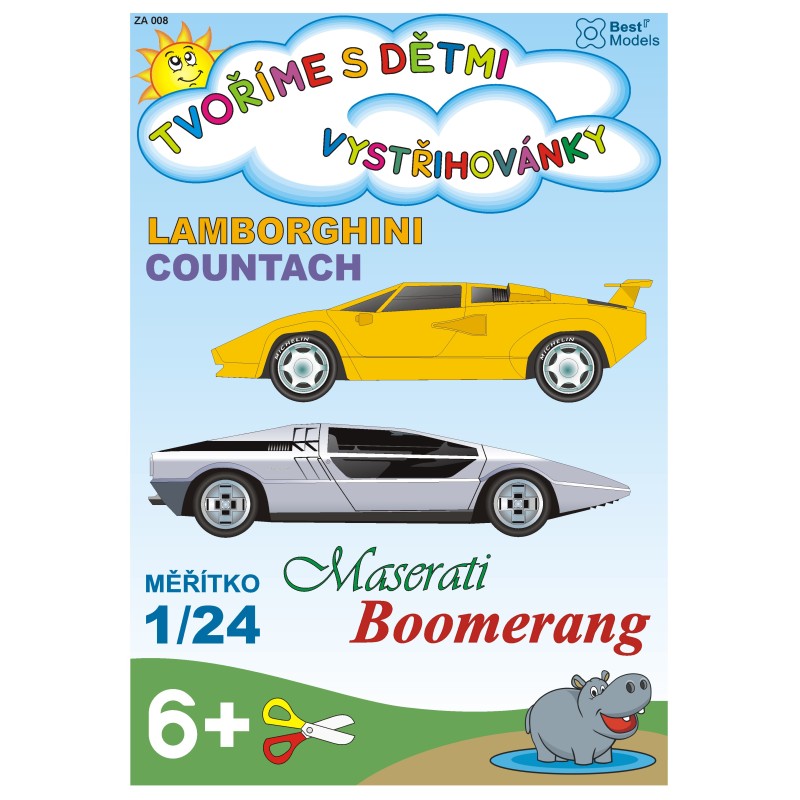 Lamborghini countach a Maseratti boomerang