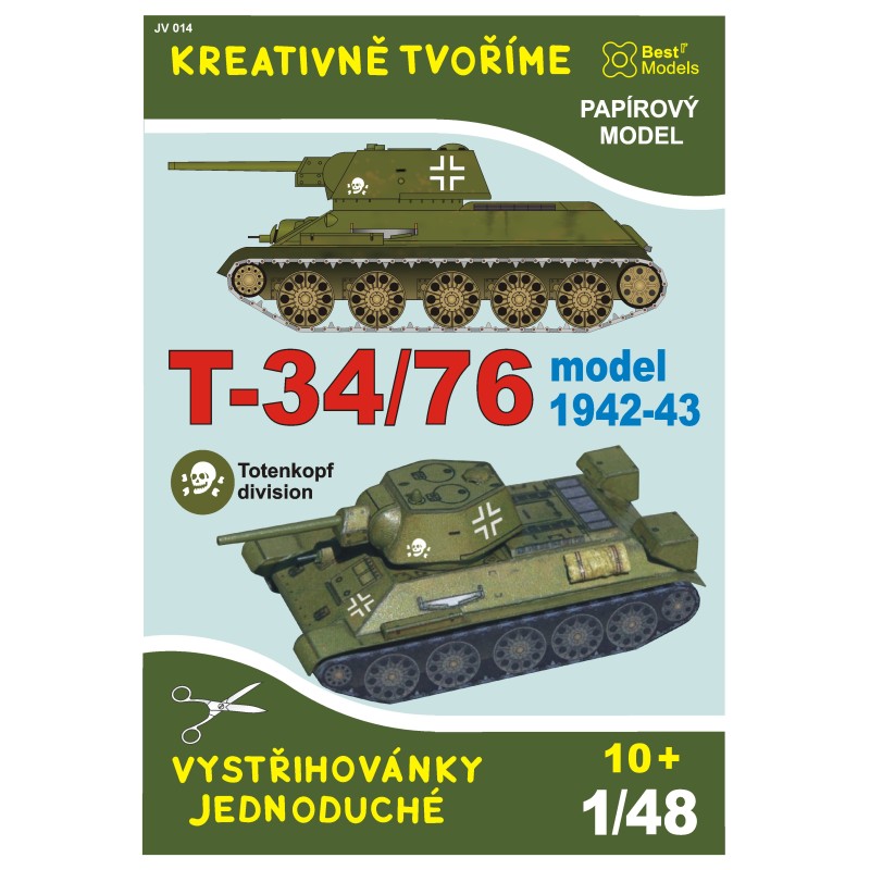 Tank T34-76 Totenkopf